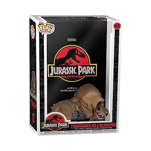 Jurassic Park Funko POP! Movie Poster - Tyrannosaurus Rex & Velociraptor Unisex Funko Pop! Multicolor