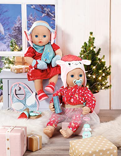 Zapf Creation 705445 Baby Annabell Advent Calendar - Puppenadventskalender mit 24 Überaschungen bestehend aus Kleidungsstücken und Accessoires für Baby Annabell