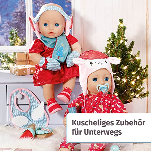 Zapf Creation 705445 Baby Annabell Advent Calendar - Puppenadventskalender mit 24 Überaschungen bestehend aus Kleidungsstücken und Accessoires für Baby Annabell
