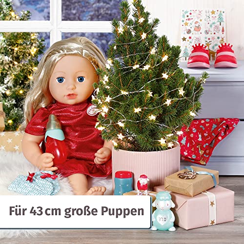 Zapf Creation 705445 Baby Annabell Advent Calendar - Puppenadventskalender mit 24 Überaschungen bestehend aus Kleidungsstücken und Accessoires für Baby Annabell
