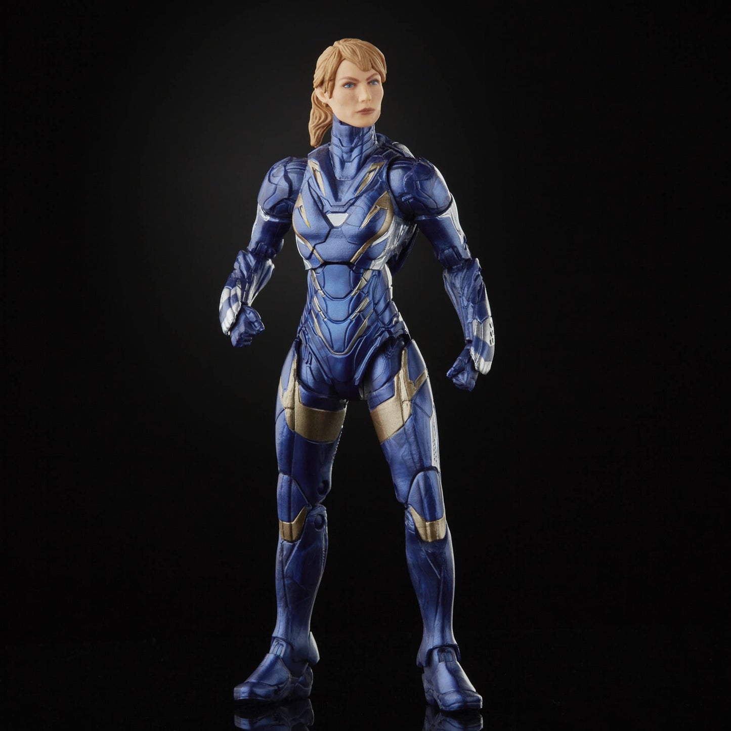 Hasbro Marvel Legends Series 15 cm große Captain Marvel und Rescue Armor Figuren 2er-Pack, Infinity Saga, Premium-Design und 12 Accessoires, F0190, Mehrfarbig