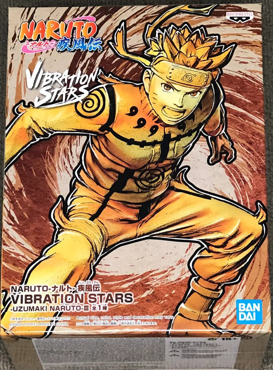 Banpresto Vibration Stars: Naruto Shippuden - Uzumaki Naruto Ⅲ Statue (15cm) (18597)